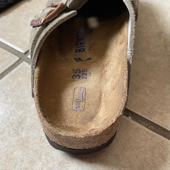 Birkenstock Boston Taupe Size 35 - Picture 10 of 11